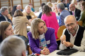 Foto: StMUK: Zukunftswerkstatt Diskussion